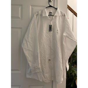 Unlisted Kenneth Cole White Dress Shirt Tall Fit  NWT Men’s Button Down Formal